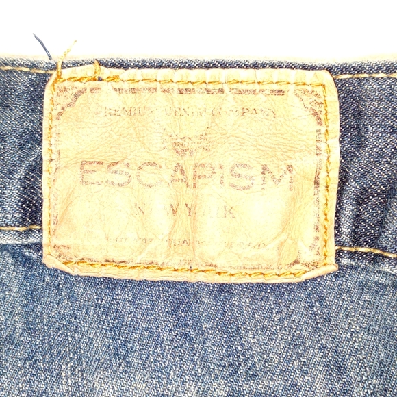 😻🩵VINTAGE ESCAPISM NYC Denim Company Men's Distressed Jeans - Picture 9 of 11